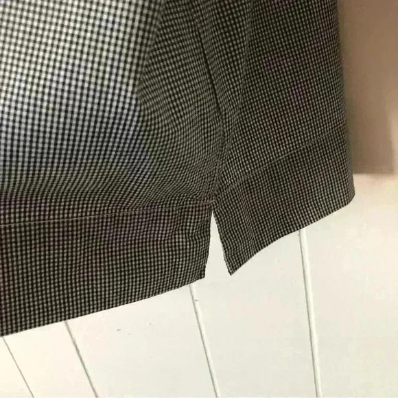 J.Crew 3/4 Sleeve Shepherd’s Check Cotton Top Blouse Size 2 - Picture 5 of 9